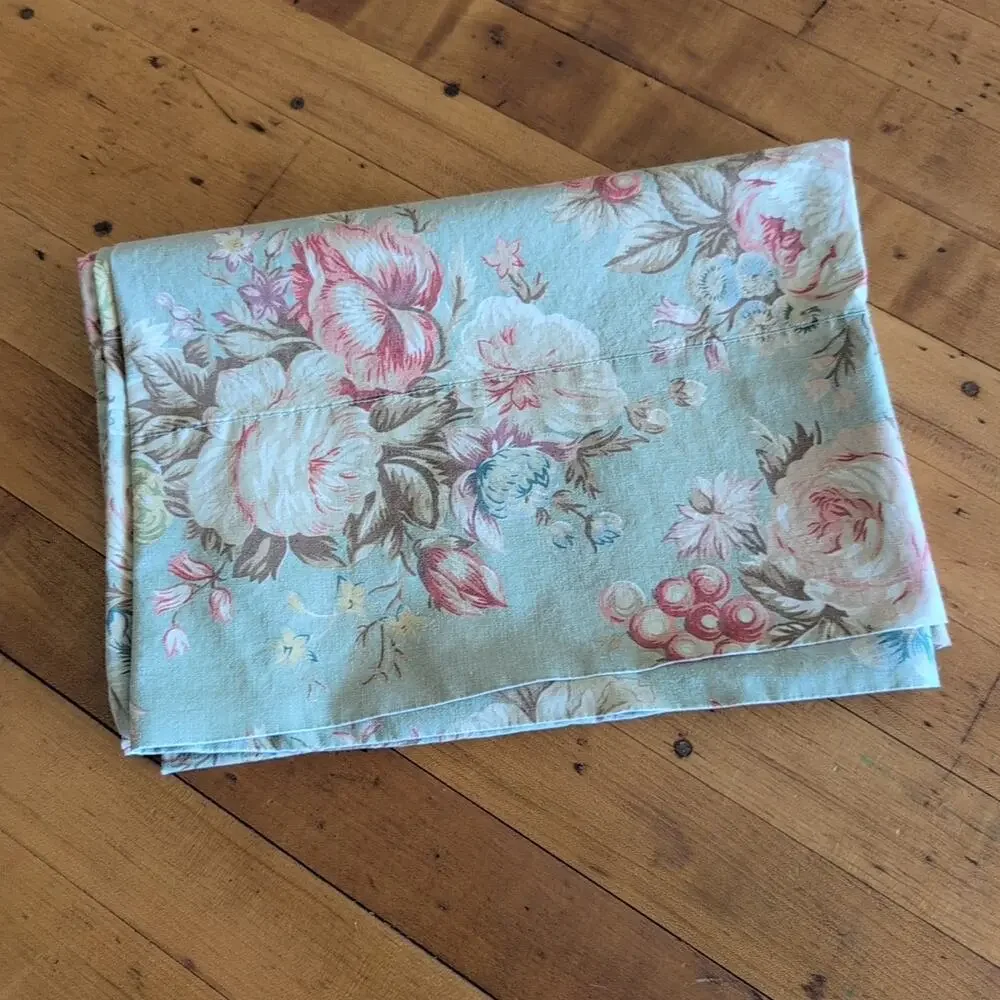 Ralph Lauren Charlette Rose Floral Standard Pillowcase Cotton Shabby Cottagecore